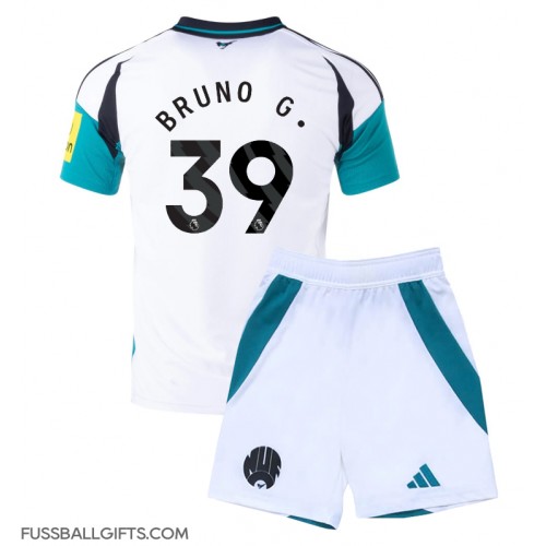 Newcastle United Bruno Guimaraes #39 Fußballbekleidung 3rd trikot Kinder 2024-25 Kurzarm (+ kurze hosen)